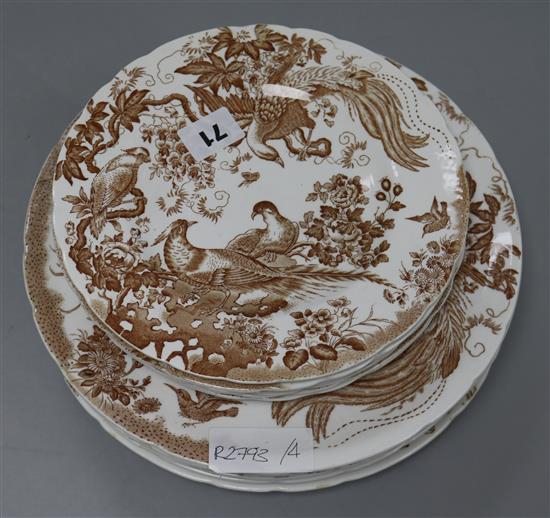 A group of Royal Crown Derby plates